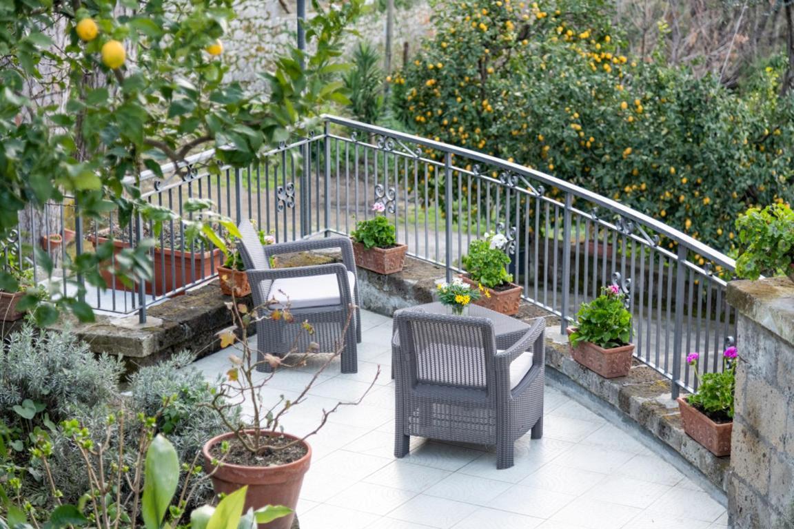 Sorrentovibes - Sea View Rooftop Apartment With Jacuzzi & Garden Exterior foto